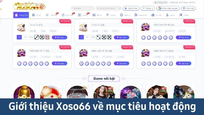 Giới thiệu Xoso66 về mục tiêu hoạt động